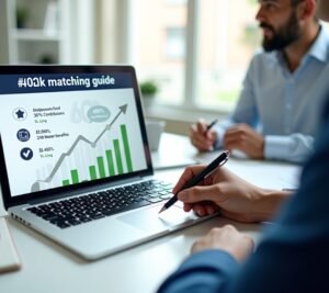 Hand catching falling money