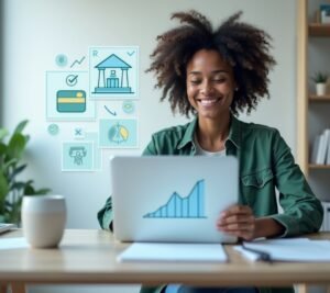 Credit score rising graph