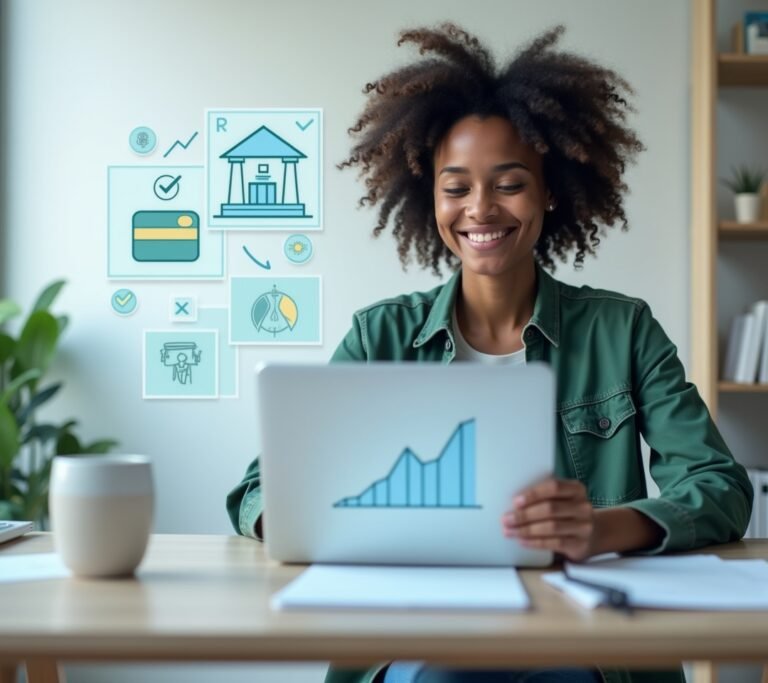 Credit score rising graph