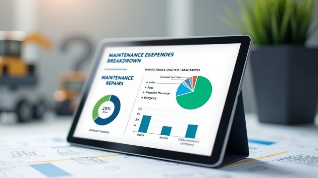 Maintenance cost breakdown