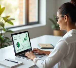 Credit score meter showing improvement