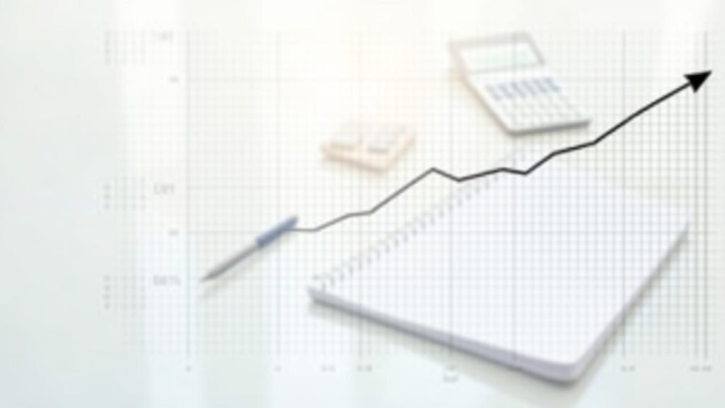 Graph showing debt reduction