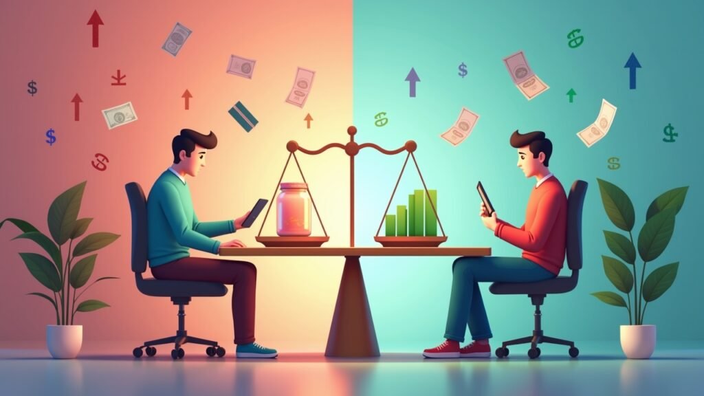 Debt vs savings calculation