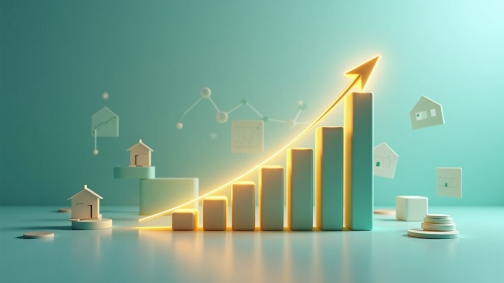 Passive income growth chart