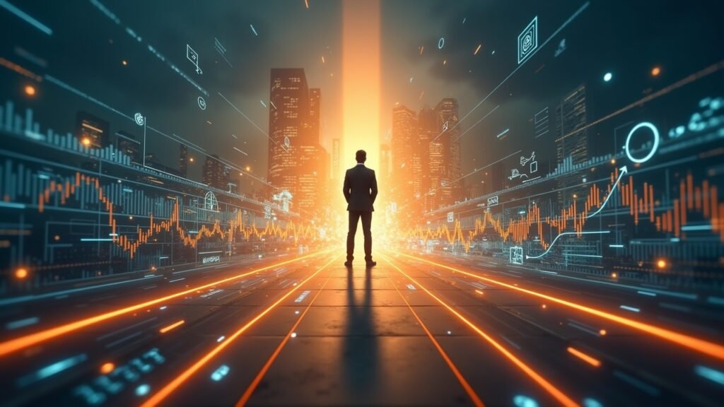 Financial decision concept