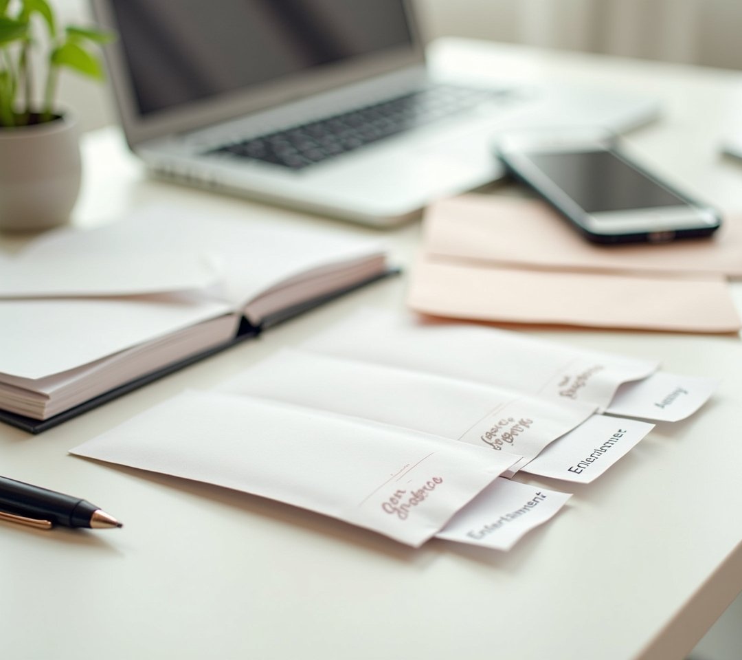 Envelopes with cash categories