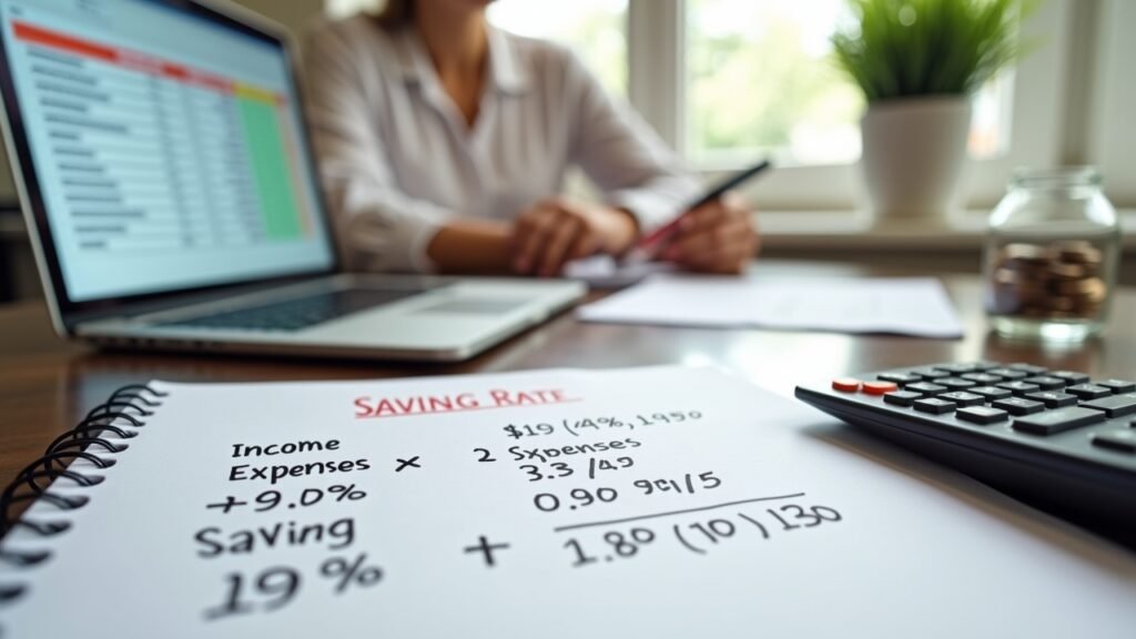 Savings rate calculation