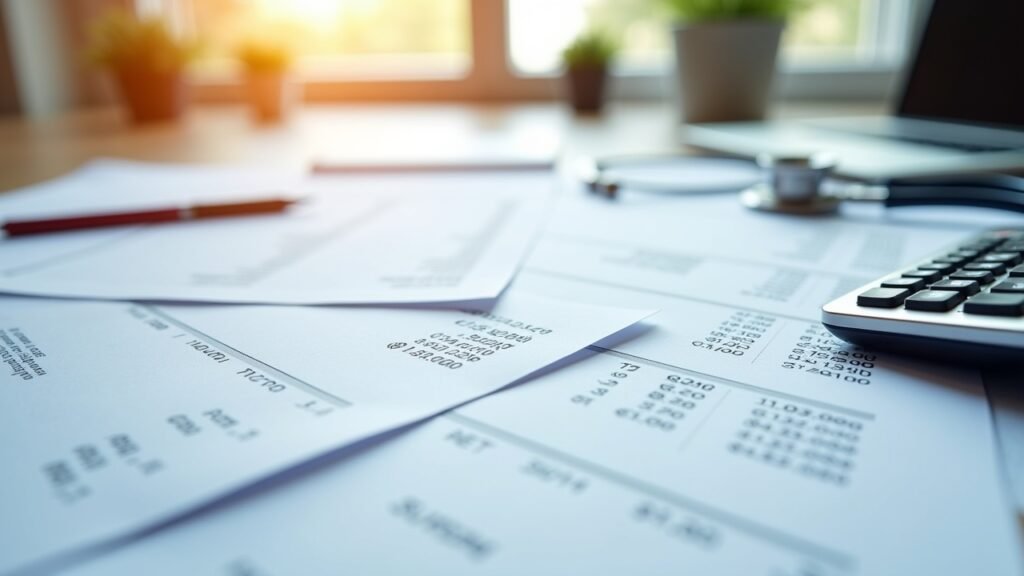 Medical bills and calculator