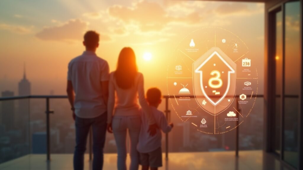 Financial security concept