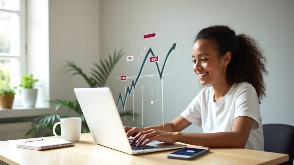 Low cost investing concept