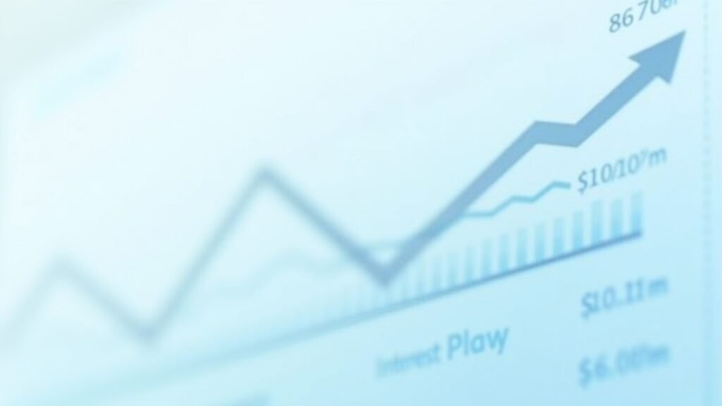 Graph showing interest rates