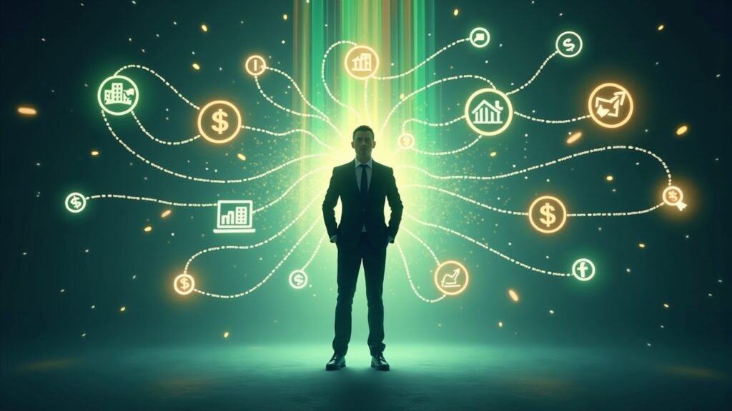 Multiple income sources visual