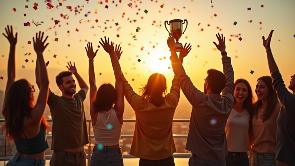 Achievement celebration