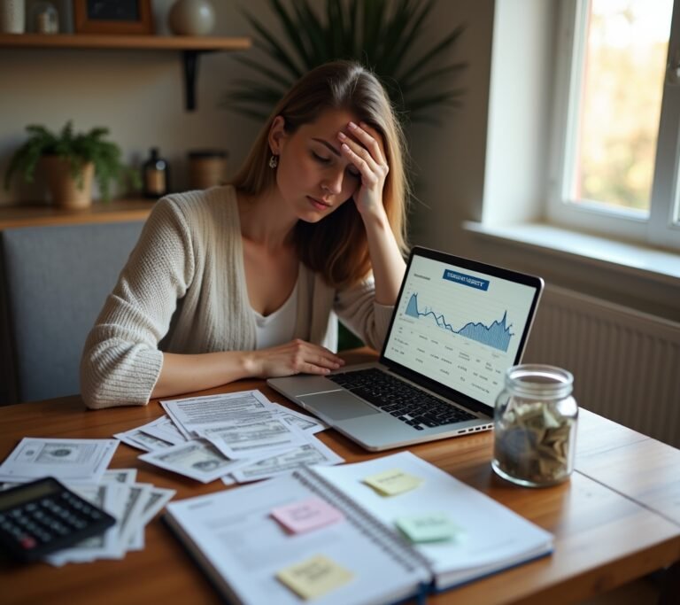 Income fluctuation graph