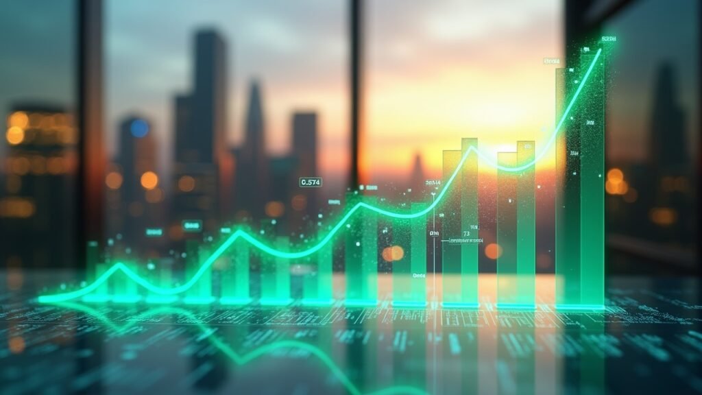 Investment growth chart