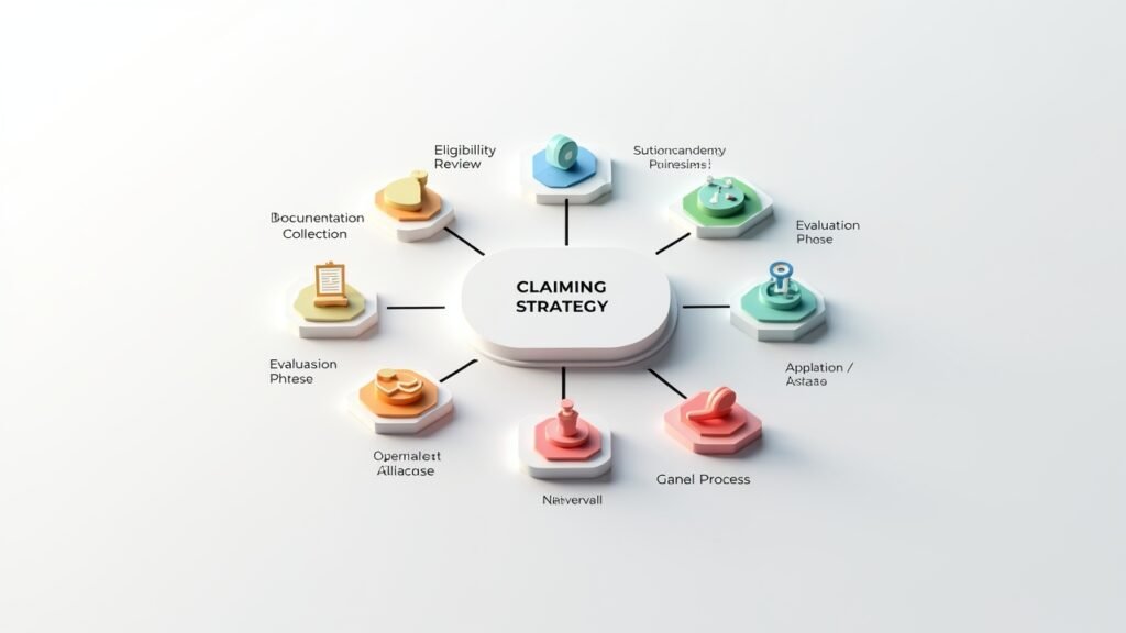 Claiming strategy diagram