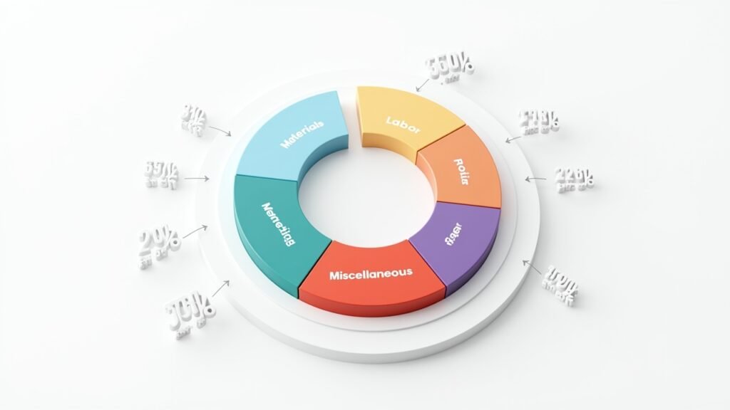 Cost breakdown chart