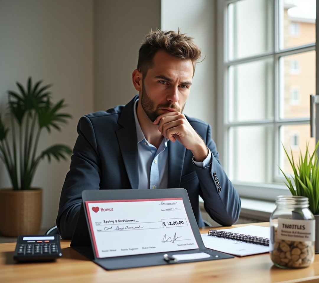 Large check windfall