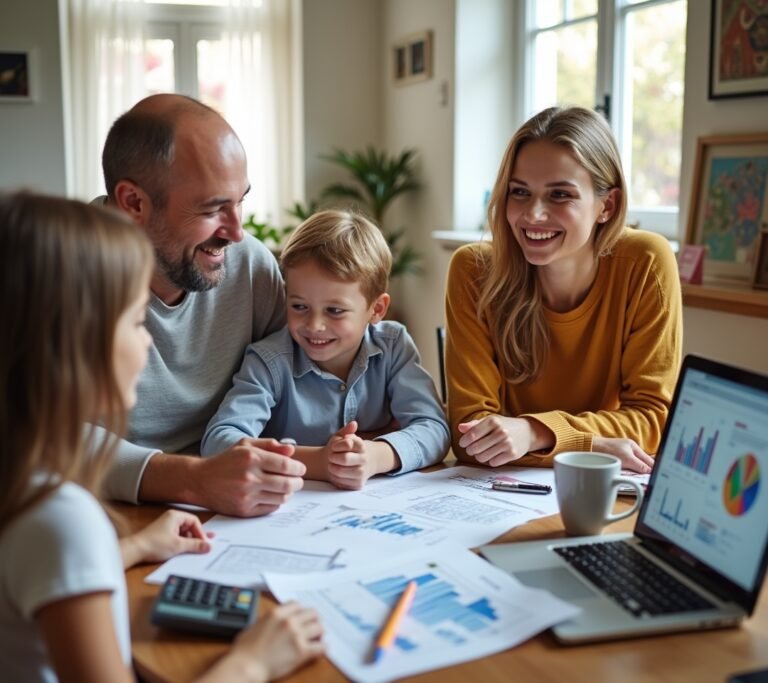 Blended family finances