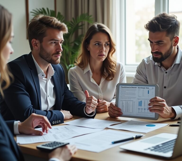 Divorce financial documents