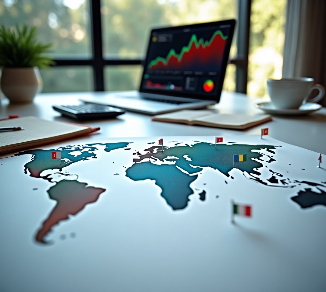 Global investment map